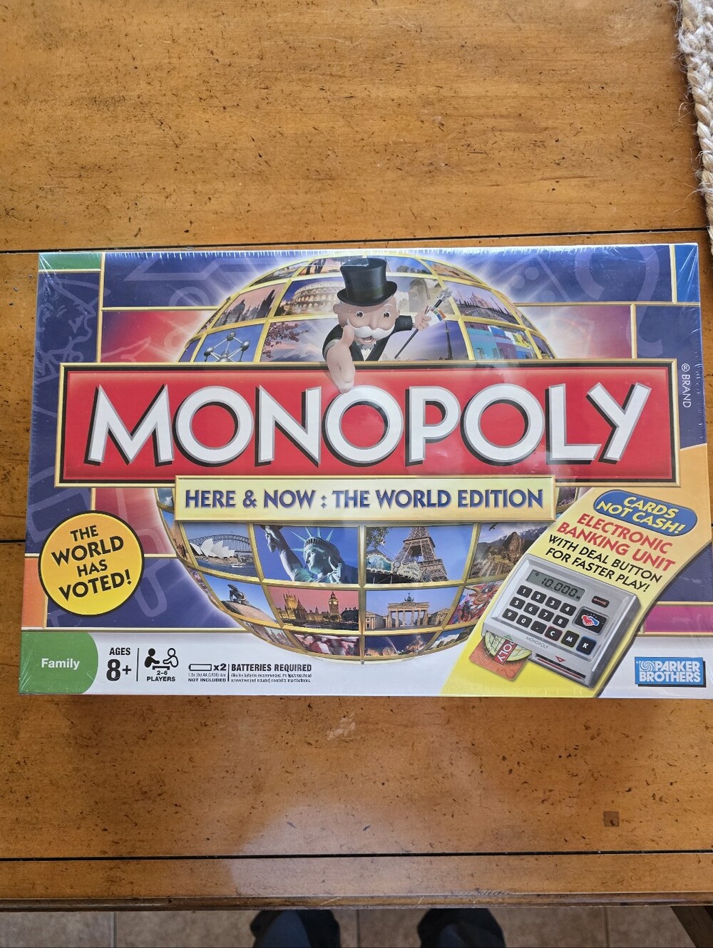 New Sealed 2008 Monopoly Here & Now: The World Edition board game